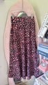 Latest Trendy Animal Print Satin A-Line Skirts